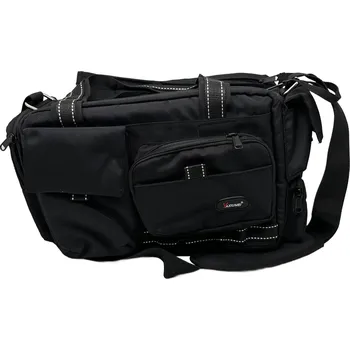 Brašna na foto příslušenství s popruhem přes rameno 40 x 24 x 20 cm - černá