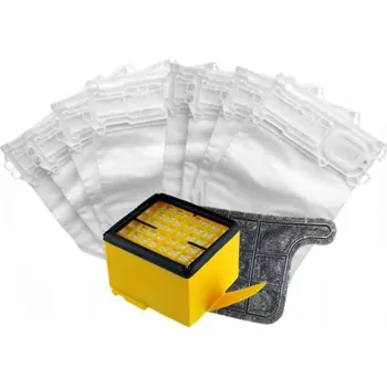 Filtr do vysavače Alt. HEPA filtr a filtr pro VORWERK VK135, VK136 a sáčky, 1+1+8ks