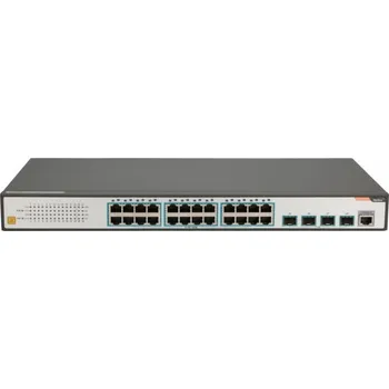 Switch Fiberhome Switch FiberHome S4820-28T-X-AC Síťové linky Spravované L2/L3 Gigabit Ethernet (10/100/1000) 1U Černá, Šedá