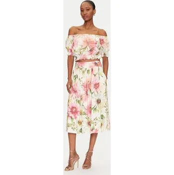 Dámská sukně Guess Plisovaná sukně W5GD64 WH4S2 Barevná Regular Fit XXL
