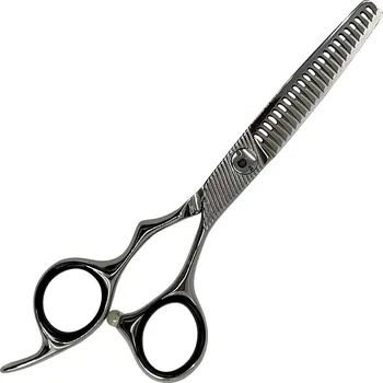 Kadeřnické nůžky Efilační nůžky pro leváky MR. MUSTACHE Craft Silver Left - 6,0"