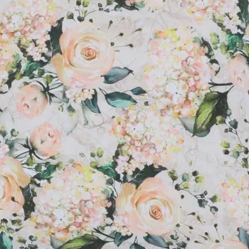 Bellatex Látka - Ema Smetanová,Zelená,Lososová