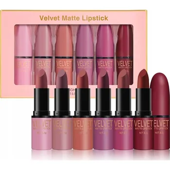 Rtěnka Rtěnka Sada Rtěnek Matné Hedvábné 6 kusů Sada jako dárek