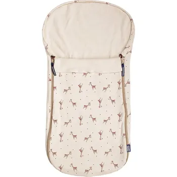 Fusak Kaarsgaren Letní fusak z bio bavlny do kočárku i autosedačky – motiv žirafek