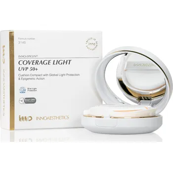 Přípravek na opalování INNO - DERMA INNOAESTHETICS INNO-EPIGEN COVERAGE UVP 50+ LIGHT 14g Krém-pudr s matným odstínem a UV ochranou