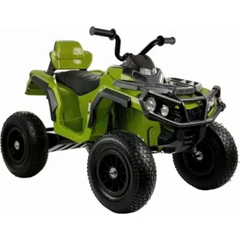 Dětské elektrovozidlo Lean Sport Nafukovací kola Quad Battery BDM0906 zelená