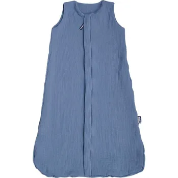 Spací pytel pro miminko Kaarsgaren Letní 3D spací pytel 80 cm mušelín modrý