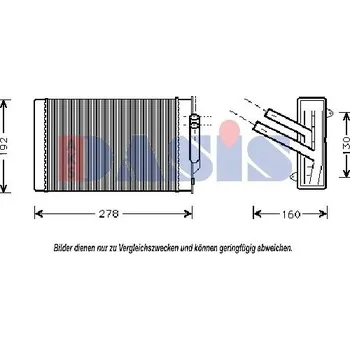 Výměník tepla Výměník tepla, vnitřní vytápění AGB 2427N8-1