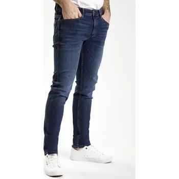 Pánské rifle Cross Jeans Blake E 185-173 Dark Mid Blue Velikost: W31, Délka: L32