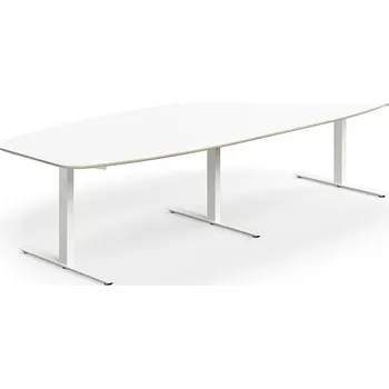 Jednací stůl Jednací stůl NOVUS, T-nohy, 3200x1200 mm, bílá