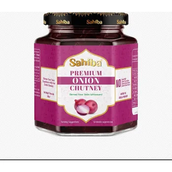 Sahiba Prémiové cibulové čatní 280 g Omáčka Sahiba Prémiové cibulové čatní 280 g