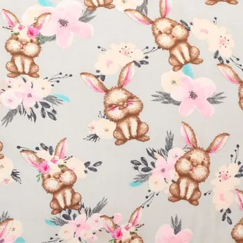 Bellatex Látka - Bavlna Šedá,Hnědá,Růžová