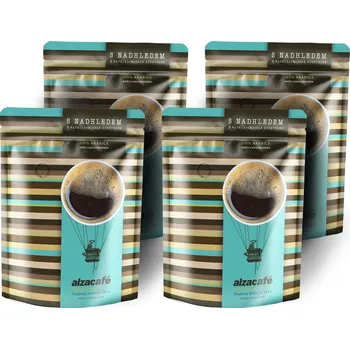 Káva Káva AlzaCafé, zrnková, 4x250g