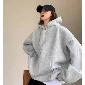 Dámská mikina Dámská mikina BF506 Velikost: M, Barva (Varianta): Light Gray Fleece-Lined