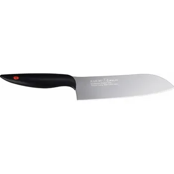 Kuchyňský nůž Kasumi Nůž Santoku kovaný Titanium délka 18 cm