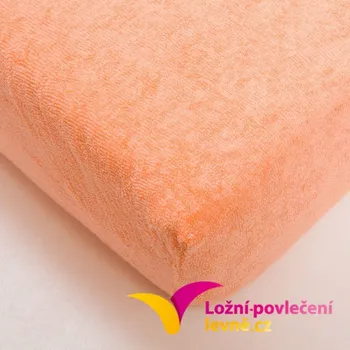 Prostěradlo Rebeka FROTÉ prostěradlo broskvové 180x200cm frote prosteradlo