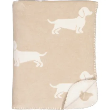 deka Cawö We love dogs deka pes 150 x 200 cm béžová
