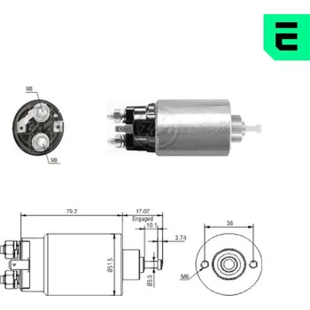 Autoelektrika Elektromagnetický spínač, startér ERA ZM769