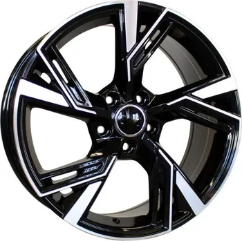 Alu kolo Alu kola Racing Line B1571, 18x8 5x112 ET39, černá + leštění