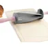Váleček na těsto Váleček na croissanty z plastu 40 x 6, 5 cm šedý/růžový