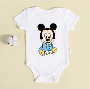 Kojenecký body Mickey Mouse Kojenecké bílé body s roztomilou postavičkou "Mickey Mouse" Motiv: DP0211, Velikost: 9 měsíců