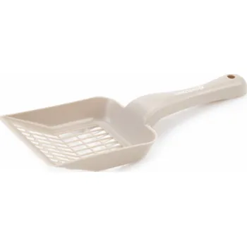 Toaleta pro kočku Beeztees Lopatka na čištění toalety hrubá plastová béžová 27x10x4,5cm