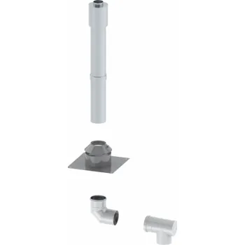 Příslušenství pro digestoř Concept Vertikální sada pro plochou střechu 80/125 (F998)