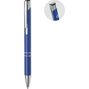 Kuličkové hliníkové pero - DONA, královsky modrá