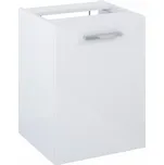 NoName A857973806 / ROCA / KWADRO / BOČNÍ MODUL 40 CM S NÁKLADNÍM KOŠEM, K DOPLNĚNÍ SKŘÍŇKAMI A PULTOVNÍMI DESKAMI, BÍLÝ LESKL / NÁHRADNÍ DÍL 167636 /