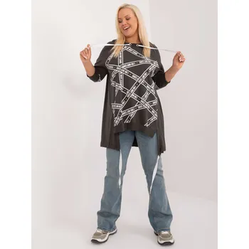 Dámská tunika Tunika RV TU 7598.94 tmavě khaki jedna velikost