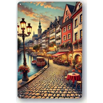 Plechová cedule BAF Kovová cedule Nábřežní promenáda 30 x 20 cm