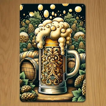 Plechová cedule BAF Kovová cedule Korbel 30 x 20 cm