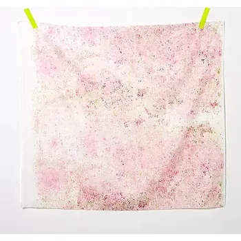 Japonská bavlněná látka BIRD'S EYE, dvojitá gázovina, růžová, sartor.cz