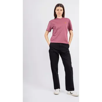 Dámské oblečení Carhartt WIP W' Pierce Pant Straight Black rinsed 28