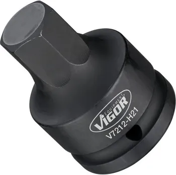 Gola hlavice Vigor V7212-H21 Nástrčná hlavice pro rázový a strojový utahovák šestihran 21mm 3/4"