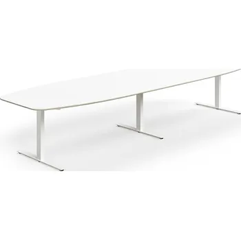 Jednací stůl Jednací stůl NOVUS, T-nohy, 4000x1200 mm, bílá