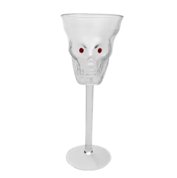 Sklenice Sklenice lebka červená