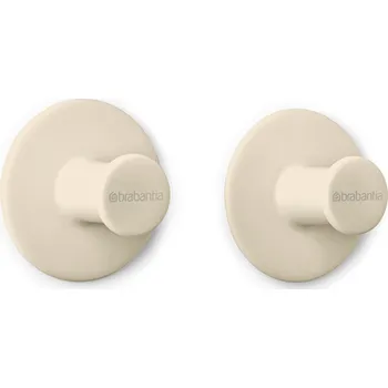 Držák na ručník Brabantia ReNew Háčky na ručníky, sada 2 ks, jemná béžová