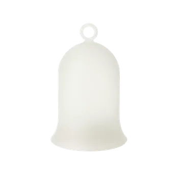 Svícen Skleněný zvonek, matný