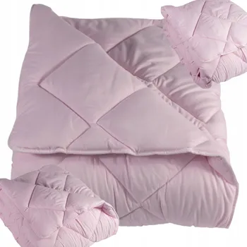 přikrývka Přikrývka 160x200 Celoroční Antialergická Prošívaná Lehká Česká RŮŽOVÁ