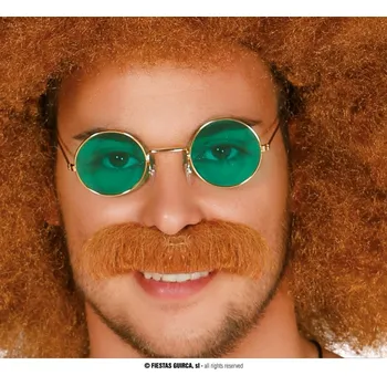 Karnevalový kostým Brýle lenonky zelené
