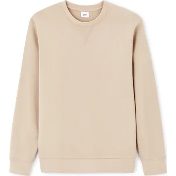 Pánská mikina Celio Mikina Feseven 1160299 Béžová XXL