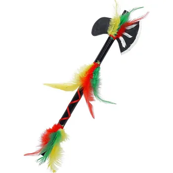 Karnevalový kostým Indiánský tomahawk sekera 37 cm