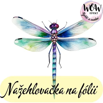 Nažehlovačky na fólii Nažehlovačka na fólii, VÁŽKA, 6,9x7,1 cm /ks