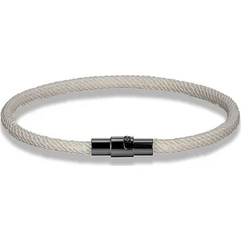 Náramek Stylový náramek z oceli | pánský náramek, dámský náramek - Šedá , 21 cm