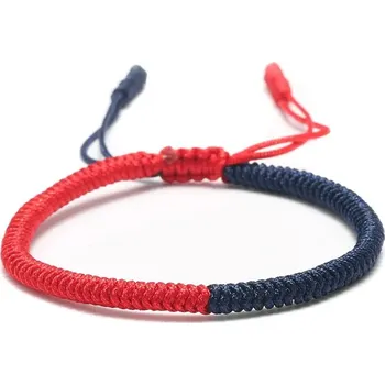 Náramek Multicolor ručně vázaný tibetský náramek štěstí | náramek, šperk - RB037