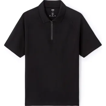 Pánské tričko Celio Polo tričko Mecool 1165948 Černá M