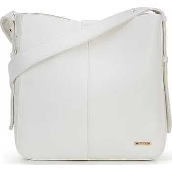 Kabelka Dámská krémová kabelka z imitace kůže | WITTCHEN | 100-4Y-212-9
