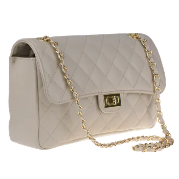 Kabelka NovaKabelka.cz Kožená italská kabelka Eliana Beige