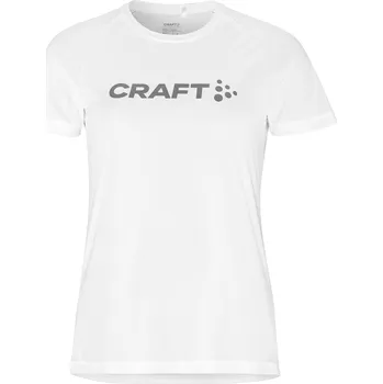 Dámské tričko Dámské Tričko CRAFT CORE UNIFY LOGO TEE W 1911785-900000 – Bílá S